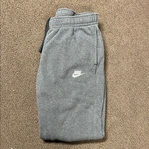 Nike Kids Charcoal Gray Sweatpants